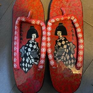 Red Traditional Women's Sandals